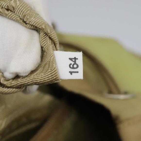 PRADA Backpack Nylon Beige Brown Silver Auth bs22981 - Picture 12 of 16